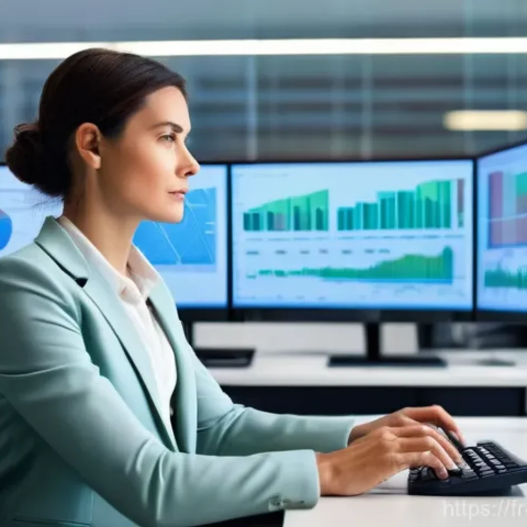 전산세무회계 시험 합격 전략 - **Prompt:** A dynamic, 3/4 shot of a French female expert-comptable (chartered accountant) in her la...