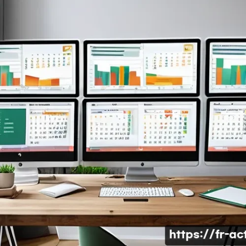 전산세무회계 자격증으로 프리랜서 되기 - A professional freelance accountant working in a modern home office setting in Paris, France, surrou...